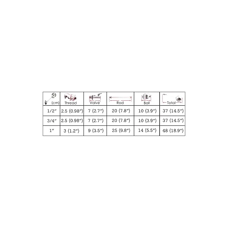 3/4" Npt Stainless Float Flow valve tank level control