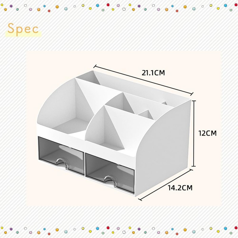 AZNABLE Pen Holder Large Capacity Desktop Storage Accessories Holder Pen