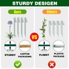 Thealyn 12 Pack 18 Inch Plant Support Stakes, Metal Single