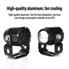 Mulcort Universal 12V Mini Projector Lens Led Headlihgt Fog Driving