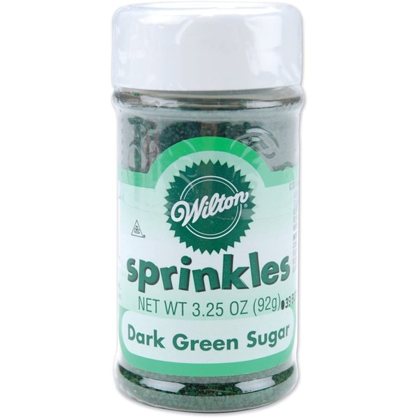 Wilton Dark Green Sugars Spinkles, One Size