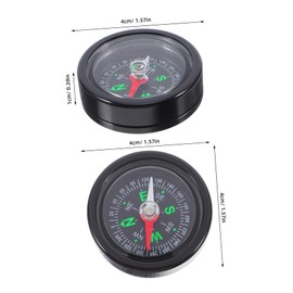 BIUDECO All-Purpose Hiking Compass Bicycle Mountable for Safe Navigation Rides