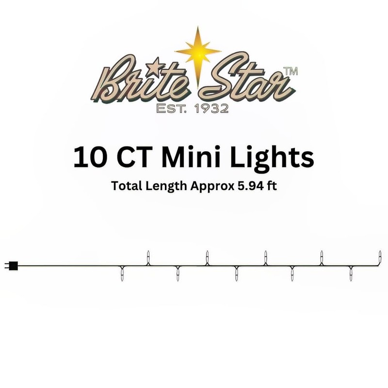 Brite Star 10 lt Straight Line Mini Light, Multi, Green