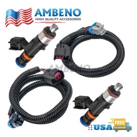 Cahuczlhoz For Polaris Ranger RZR XP 800 2011-2014 2x Fuel Injector Pigtail Harness 1204318