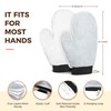 ZOMCHI 2 Pack Deep Exfoliating Glove with Dual Texture, Massage