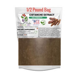 Honest Herbs Cistanche Extract 10:1 Tubulosa Organic Powder - 10x  - 227 grams (half lb.)