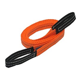 FREAK Belt Sling E-Type, Both Ends Eye-Type, Hoisting, Sling Load Capacity 630kg, Width 20mm, Length 1.5m, Orange