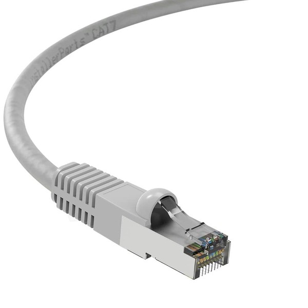 InstallerParts (5 Pack Ethernet Cable CAT7 Cable Shielded (SSTP) Booted