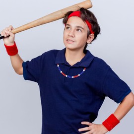 Baseball Necklace Baseball Necklaces for Boys Baseball Accessories Drip Rhinestone Ball Necklace Baseball Necklace for Son,Grandson,Baseball Team Lovers