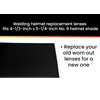 Hot Max 25043#9 Helmet Shade 4-1/2-Inch by 5 1/4-Inch Welding