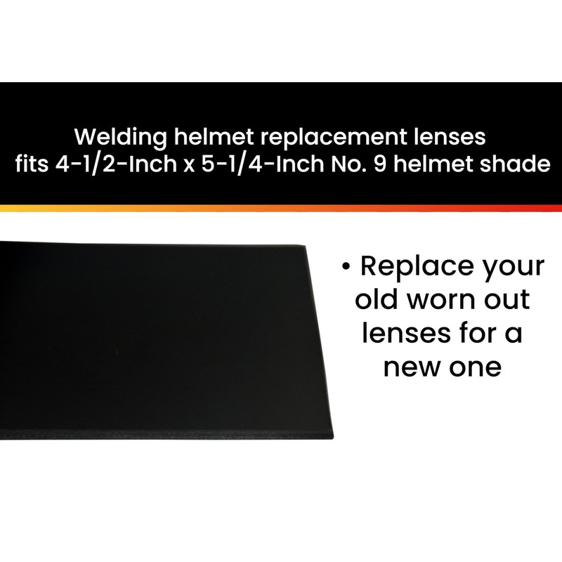 Hot Max 25043#9 Helmet Shade 4-1/2-Inch by 5 1/4-Inch Welding