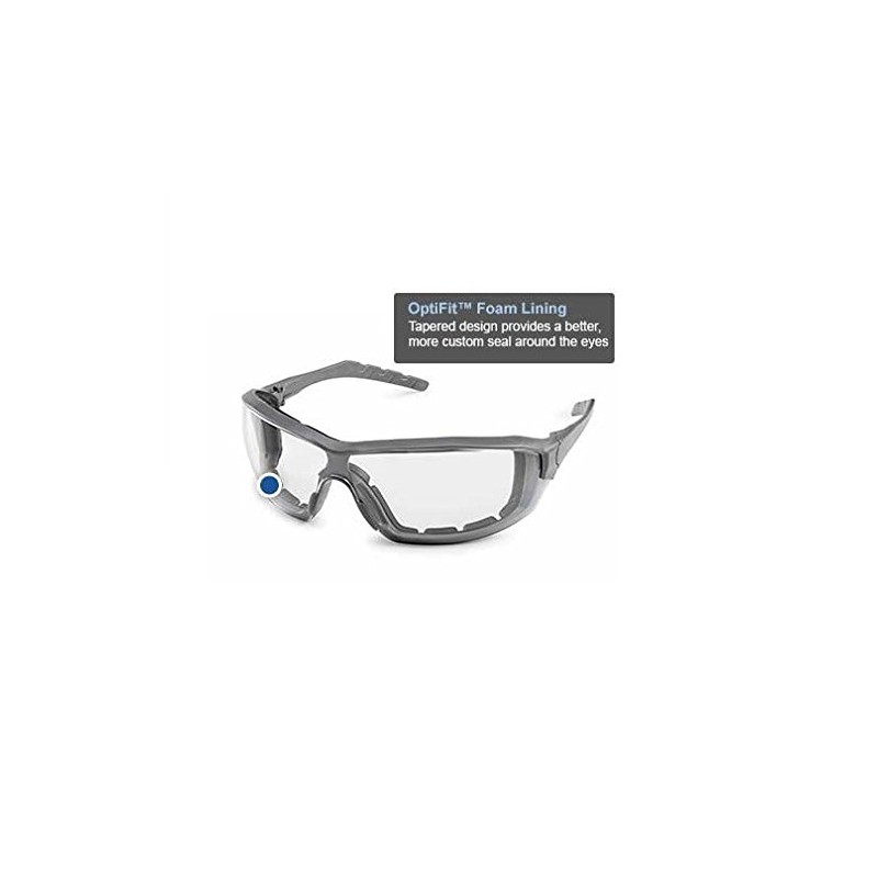 Gateway Safety 22GY0F Silverton Temple Version Safety Glass, Gray Frame-
