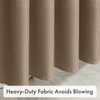 AmazerBath Taupe Shower Curtain Waffle Textured, Fabric Shower Curtain Tan