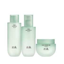 Hanyul Artemisia Moisture Soothing Toner 150ml+Fluid 125ml+Cream 55ml Family Month Toner 150ml+Fluid 125ml+Cream 55 / 한율 어린쑥 수분진정 토너 150ml+플루이드 125ml+크림 55ml 가정의달 토너 150ml+플루이드 125ml+크림 55