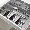 Silverware Drawer Organizer 3 in 1 Eco Friendly Plastic Multifunction
