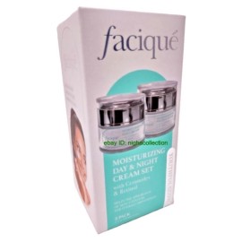 facique ( 1 Box ) Facique Day And Night Cream Set Moisturizer ( 2 pack of 1.7 oz Each )