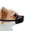 JOYPAWS Grey Dog Muzzle, Air Mesh Breathable Muzzle Wavy Stripe