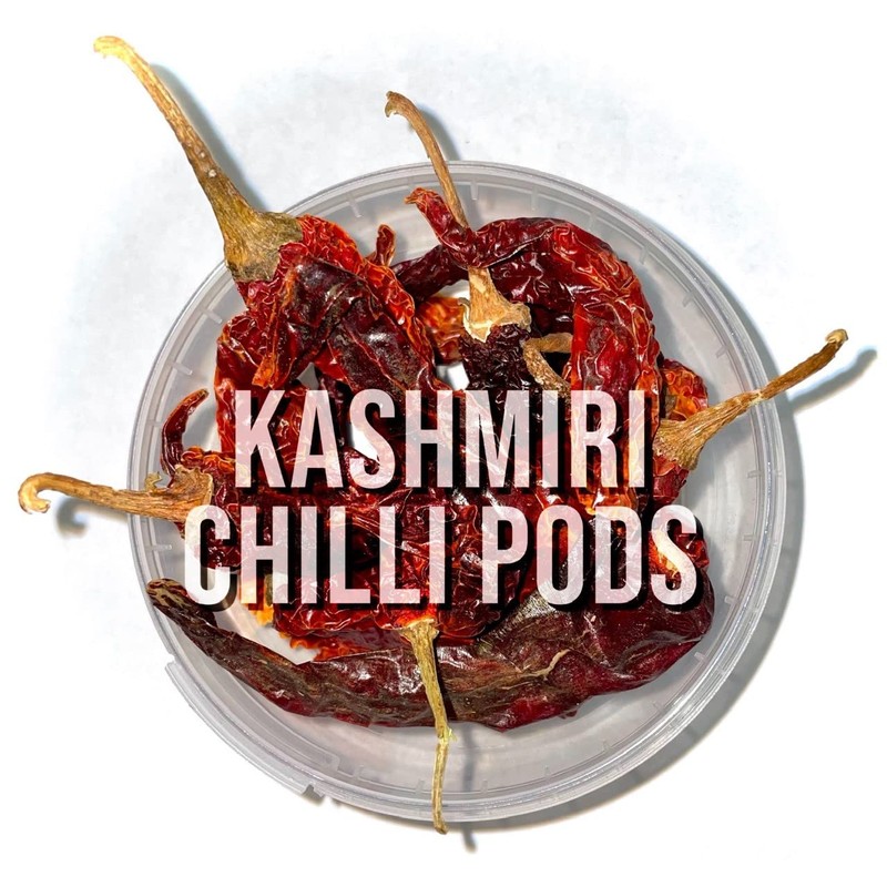 Kashmiri Whole Dried Chilli Pods - 50g