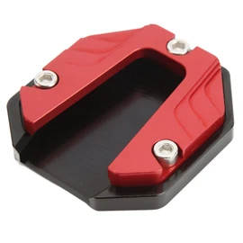 Motorcycle Kickstand Extension Pad Support Plate, High Strength Sturdy Extender for Outdoor Surface Red
