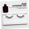 SAFIGLE 100PCS Eyelash Glue Bottle Caps Lash Bottle Plugs for