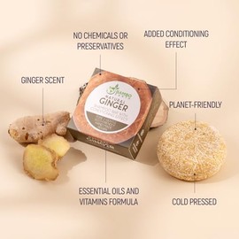Barra de champú sólido y jabón para el cabello con efecto acondicionador, barras de champú 100% orgánicas para cabello con todos los aceites esenciale