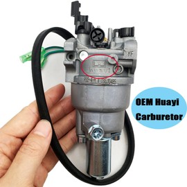IBVIBV Carburetor Carb Compatible with 224cc Champion 76533 3800 3500 4750 Watts Dual Fuel Generator 100307 100397 100401 100456 100479 100524 100628 100629 27.131000.05 27.131000.08