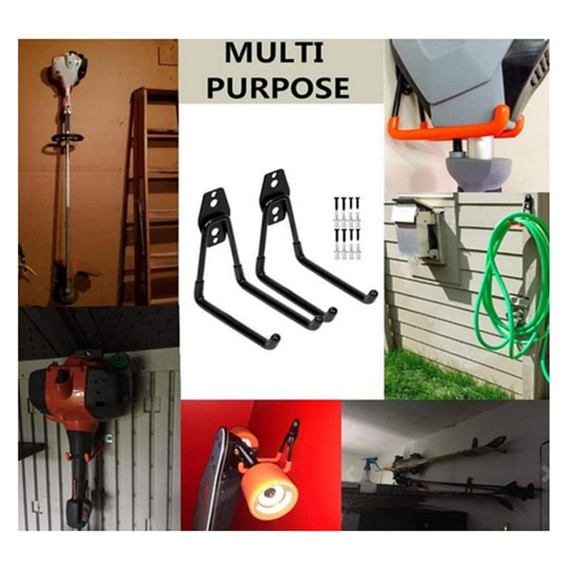 zoele 2Pcs String Trimmer Hanger Wall Mount, Wall Mount Garden