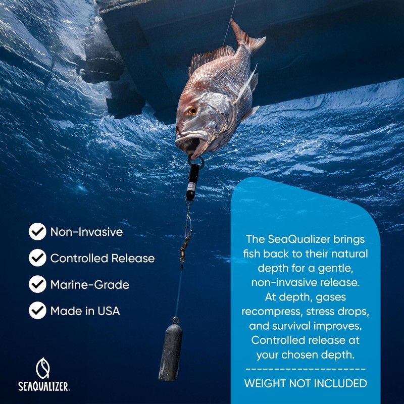 SeaQualizer Fish Descending Device – 3 Setting Release Device for