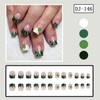 24Pcs St. Patrick's Day Press on Nails Short Fake Nails
