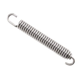 YINETTECH 4x Universal Stainless Steel Motorcycle Exhaust Springs 80 mm for Expansion Chamber Manifold Silencer Connection Pipe
