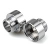 Honatrv Adaptor 1/2 to 3/4 Chrome, Reducer 3/4 Inch Female