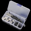 Rybtd 6/8/10mm Wood Dowel Hole Drilling Guide Jig Kit with