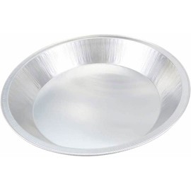 Handi-Foil 9" Smooth-Wall Aluminum Foil Extra-Deep Pie Pan Plate Tin -Heavy #509 (Pack of 25)