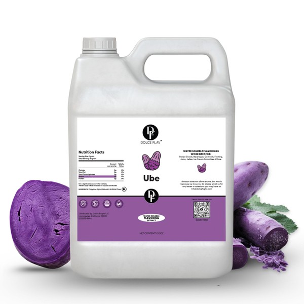 Dolce Flav Ube Purple Flavoring – 32 oz. – Premium
