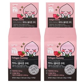 UnKnown Myny Self-Care Collagen Gummies, 20 packets (Peach Flavor) Myny Self-Care Collagen Gummies, 20 packets (Peach Flavor) / 마이니 셀프케어 콜라겐 구미 20봉 (복숭아맛) 마이니 셀프케어 콜라겐 구미 20봉 (복숭아맛