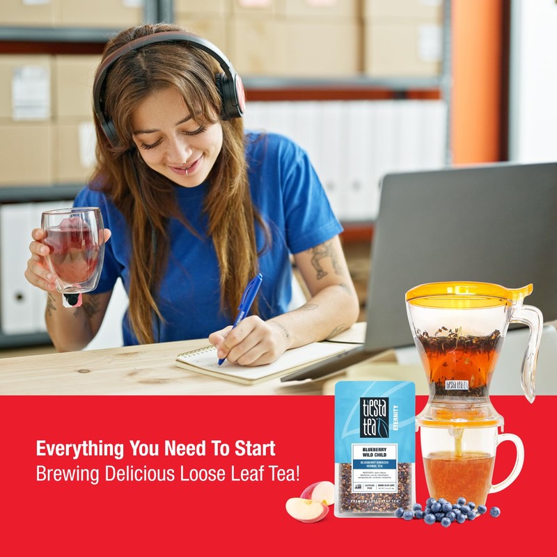 Tiesta Tea Ultimate Live Loose Leaf Kit, Tea Starter Kit