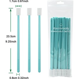 Juego de 20 cepillos desechables para limpieza de grietas, retrete, asiento de retrete, color azul
