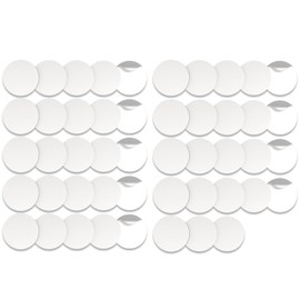 Kelyva Sticky Adhesive Pads – 25mm Round Double-Sided Tape for Car Phone Mounts, 1" Clear Removable Dots,Dashboard & Dash Cam Base, Heat Resistant, Strong Hold