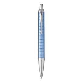 Parker IM Ballpoint Pen, Premium Blue with Medium Point Blue Ink Refill (1931691)