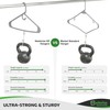Ultra Heavy Duty Plastic Clothes Hangers - Grey - Durable