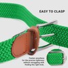 Umo Lorenzo Stretch Braided Woven Golf Belts without Holes, Elastic