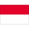 Table Flag (6.3 x 9.4 inches (16 x 24 cm) Indonesia 406129
