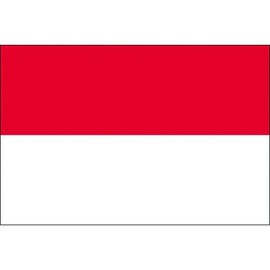 Table Flag (6.3 x 9.4 inches (16 x 24 cm) Indonesia 406129