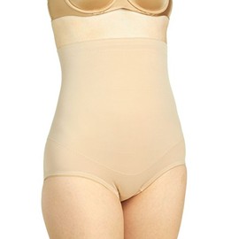 Miraclesuit Flexible Fit Firm Control High-Waist Brief, M, Nude