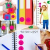 PARLAIM 1000 Pack, Fluorescent Pink Dot Stickers 1 inch Round
