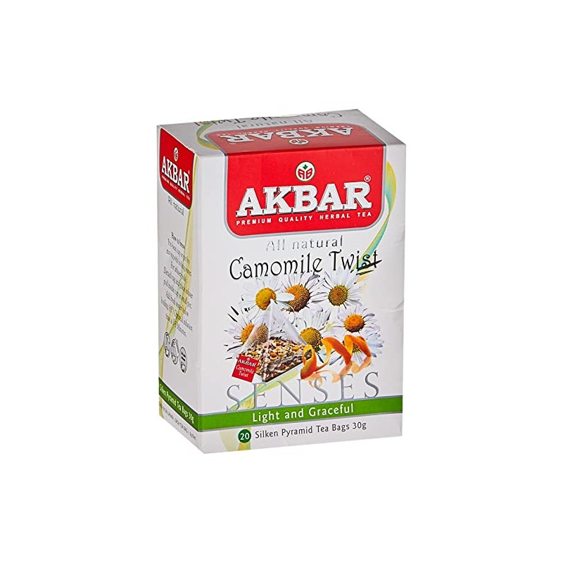 Akbar Chamomile Tea (Chamomile Twist Premium Quality Herbal Tea, 20