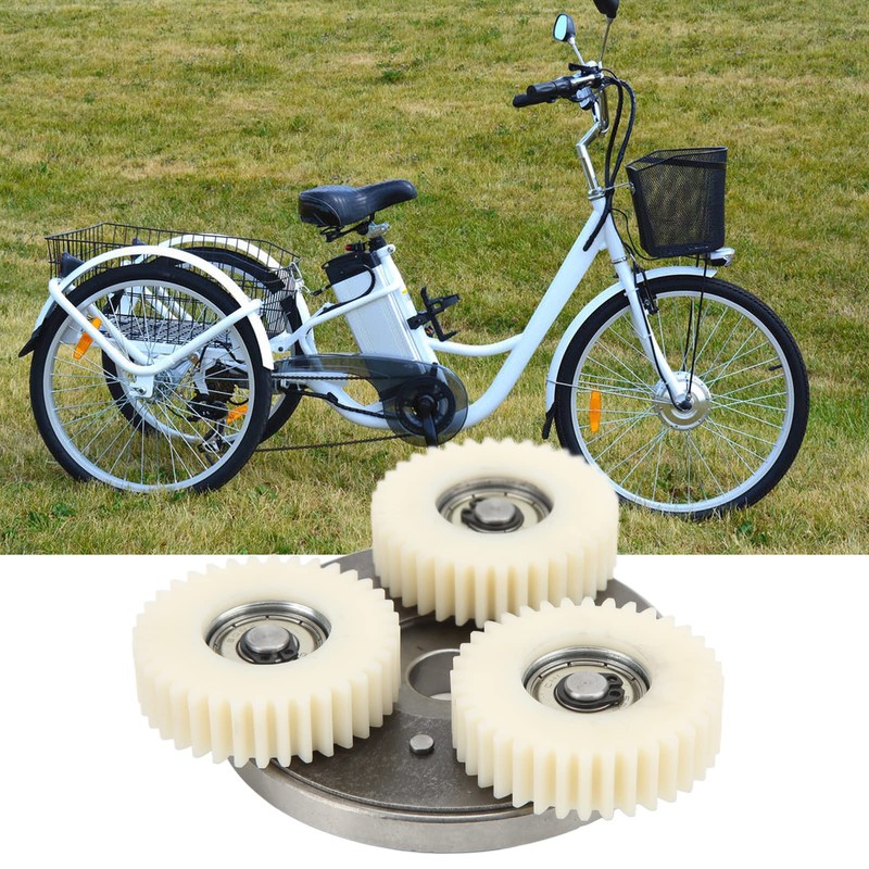 E Bike Motor Gear, 36T 500W 750W Planetary Nylon Drive