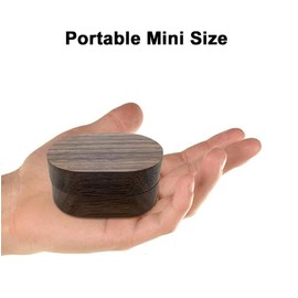 youjia Oval Wooden Ring Box Jewellery Display Gift Box Double Ring Boxes for Engagement Proposal Clear Window Vintage Ring Bearer Box Anniversary Gifts Box Jewellery Storage Box