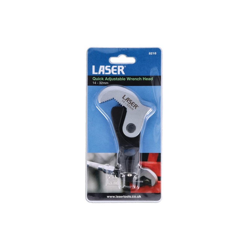 Laser 8216 Quick Adjustable Wrench Head 14-32mm