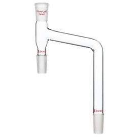 stonylab Glass Moisture Test Adapter, Borosilicate Glass Moisture Collector Chemistry Adapter with 24/40 Standard Joints for Laboratory Distilling Lab Supply